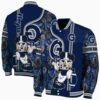 custom georgetown hoyas rose mickey blue jacket fashion forward jacketwow