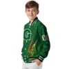 custom georgetown hoyas shamrock pattern green jacket trendy jacketwow