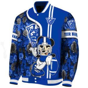 custom georgia state panthers rose mickey blue jacket best selling jacketwow