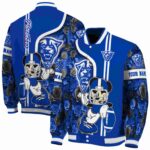 custom georgia state panthers rose mickey blue jacket best selling jacketwow