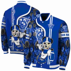 custom georgia state panthers rose mickey blue jacket fashion forward jacketwow