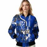 custom georgia state panthers rose mickey blue jacket best selling jacketwow