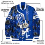 custom georgia state panthers rose mickey blue jacket best selling jacketwow
