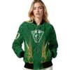 custom georgia state panthers shamrock pattern green jacket latest model jacketwow