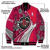 custom houston rockets floral print red jacket new arrival jacketwow