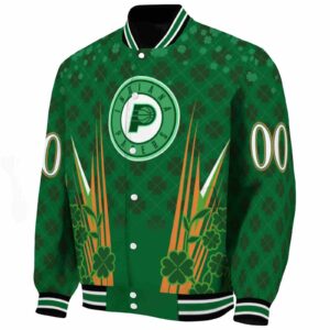 custom indiana pacers shamrock pattern green jacket best selling jacketwow