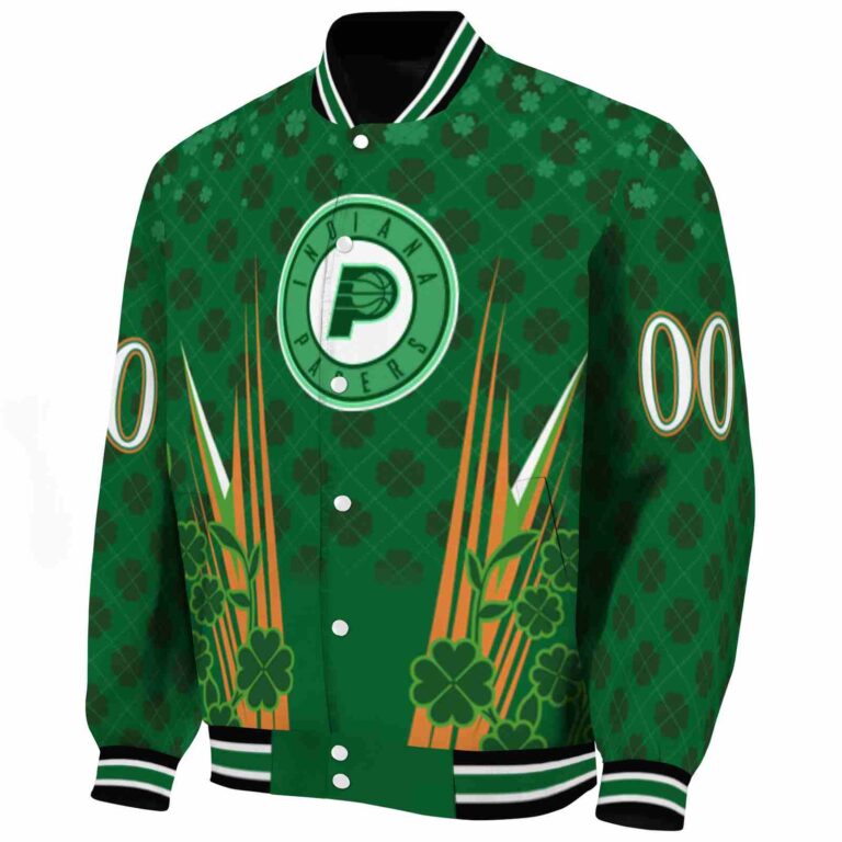 custom indiana pacers shamrock pattern green jacket best selling jacketwow
