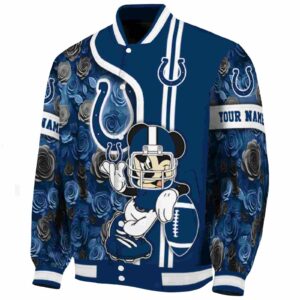 custom indianapolis colts rose mickey blue jacket best selling jacketwow