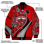 custom jacksonville state gamecocks floral print red jacket best selling jacketwow