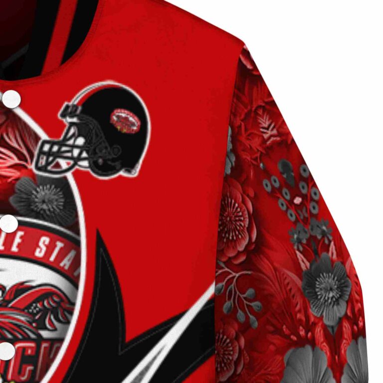 custom jacksonville state gamecocks floral print red jacket premium grade jacketwow