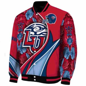 custom liberty flames floral print red jacket best selling jacketwow