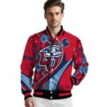 custom liberty flames floral print red jacket best selling jacketwow