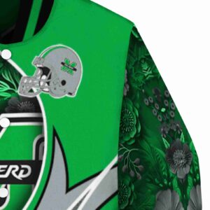 custom marshall thundering herd floral print green jacket premium grade jacketwow