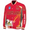 custom maryland terrapins flaming football red white jacket best selling jacketwow