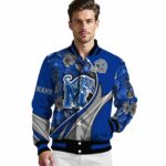 custom memphis tigers floral print blue jacket best selling jacketwow