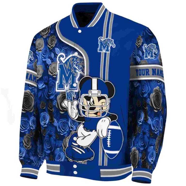 custom memphis tigers rose mickey blue jacket best selling jacketwow
