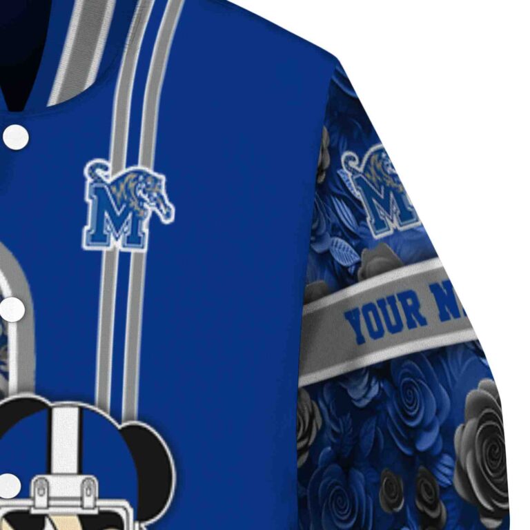 custom memphis tigers rose mickey blue jacket premium grade jacketwow