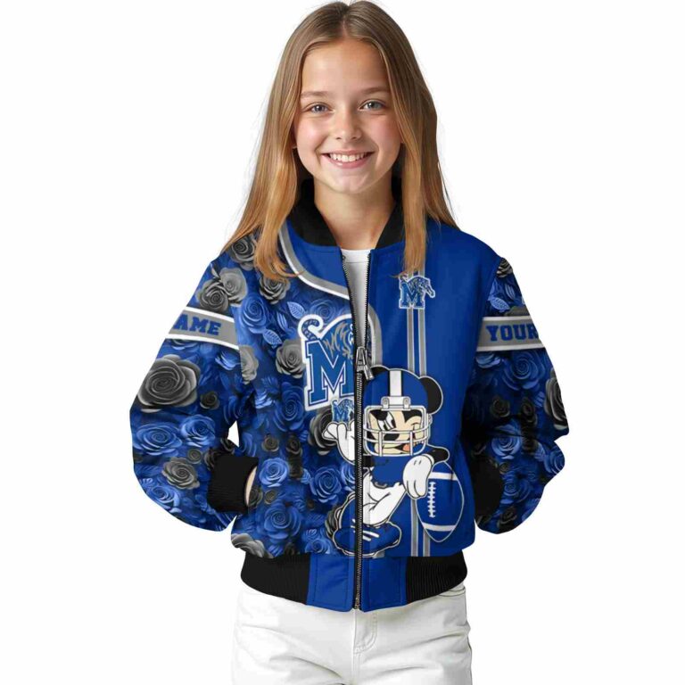 custom memphis tigers rose mickey blue jacket top rated jacketwow