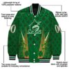custom miami marlins shamrock pattern green jacket new arrival jacketwow