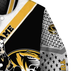 custom missouri tigers mickey donald goofy black white jacket premium grade jacketwow