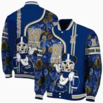 custom navy midshipmen rose mickey blue jacket best selling jacketwow