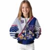 custom new york giants mickey donald goofy blue white jacket top rated jacketwow