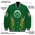 custom new york mets shamrock pattern green jacket best selling jacketwow