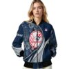 custom new york yankees floral print navy jacket latest model jacketwow