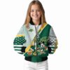 custom north dakota state bison mickey donald goofy green white jacket top rated jacketwow