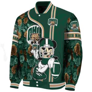 custom ohio bobcats rose mickey green jacket best selling jacketwow