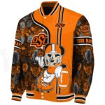 custom oklahoma state cowboys rose mickey orange jacket best selling jacketwow