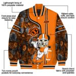 custom oklahoma state cowboys rose mickey orange jacket best selling jacketwow