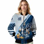 custom old dominion monarchs mickey donald goofy blue white jacket best selling jacketwow