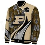 custom purdue boilermakers floral print gold jacket best selling jacketwow