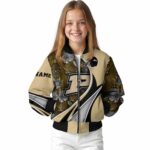 custom purdue boilermakers floral print gold jacket best selling jacketwow
