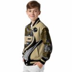custom purdue boilermakers floral print gold jacket best selling jacketwow