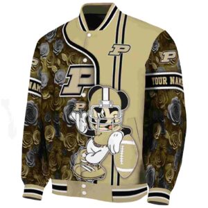custom purdue boilermakers rose mickey gold jacket best selling jacketwow