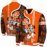 custom sam houston bearkats rose mickey orange jacket best selling jacketwow
