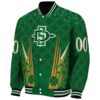 custom san diego state aztecs shamrock pattern green jacket best selling jacketwow