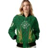 custom san diego state aztecs shamrock pattern green jacket latest model jacketwow