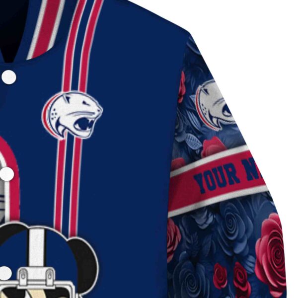 custom south alabama jaguars rose mickey blue jacket premium grade jacketwow