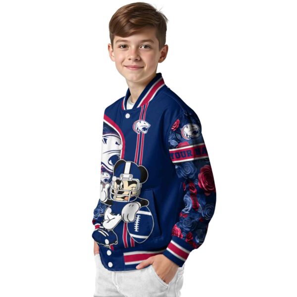 custom south alabama jaguars rose mickey blue jacket trendy jacketwow