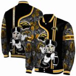 custom southern miss golden eagles rose mickey black jacket best selling jacketwow