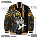 custom southern miss golden eagles rose mickey black jacket best selling jacketwow