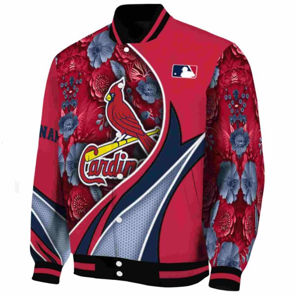 custom st louis cardinals floral print red jacket best selling jacketwow