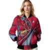custom st louis cardinals floral print red jacket latest model jacketwow