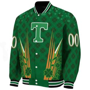 custom tennessee volunteers shamrock pattern green jacket best selling jacketwow