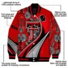 custom texas tech red raiders floral print red jacket new arrival jacketwow