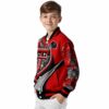 custom texas tech red raiders floral print red jacket trendy jacketwow
