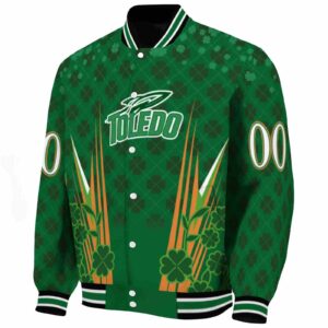 custom toledo rockets shamrock pattern green jacket best selling jacketwow